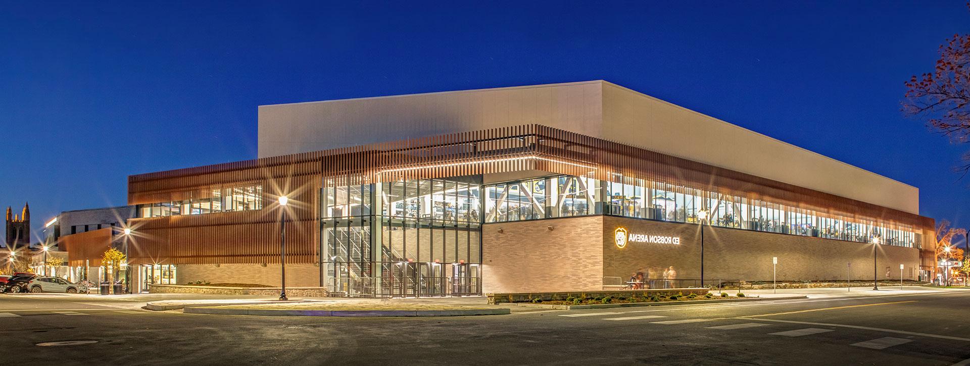 Ed Robson Arena, photo by Ron Pollard